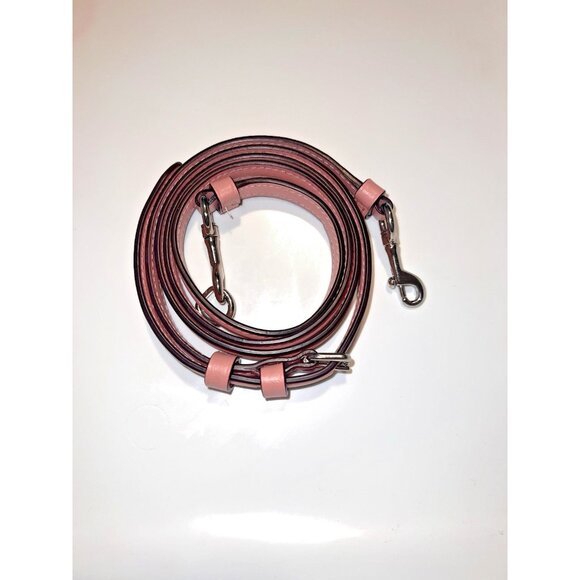COACH Pink Leather Silver Hardware Adjustable Strap Replacement - Picture 3 of 10